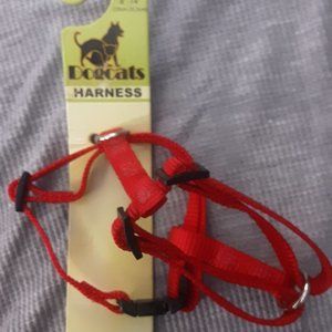 X-small 8"- 14" , red harness, Cat , dog , puppy